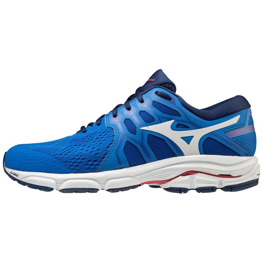 Mizuno Men's Running Shoes Wave Equate 4 Blue/White - LDFHRTC-46